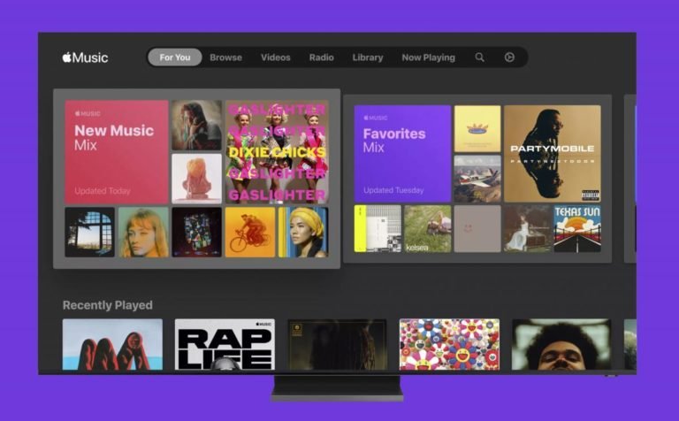 Apple Music para televisores de Samsung