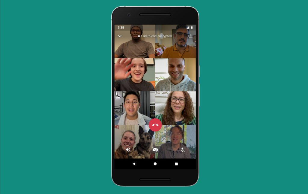 Whatsapp ya soporta llamadas hasta con 8 personas