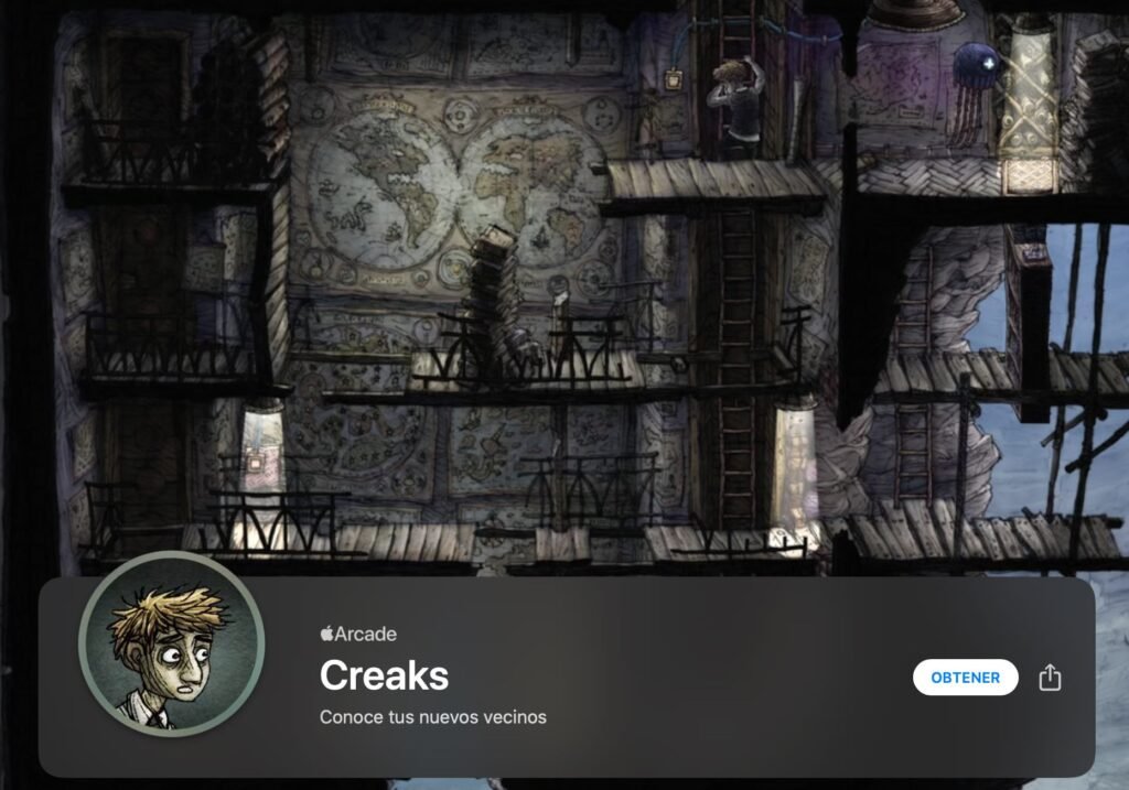 Apple Arcade agrega el juego de aventuras y rompecabezas 'Creaks'
