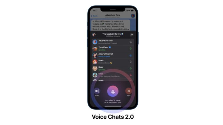 Los chats de voz 2.0 llegaron a Telegram