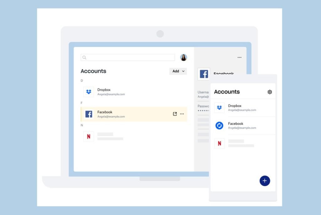 Dropbox gratis para su administrador de contraseñas