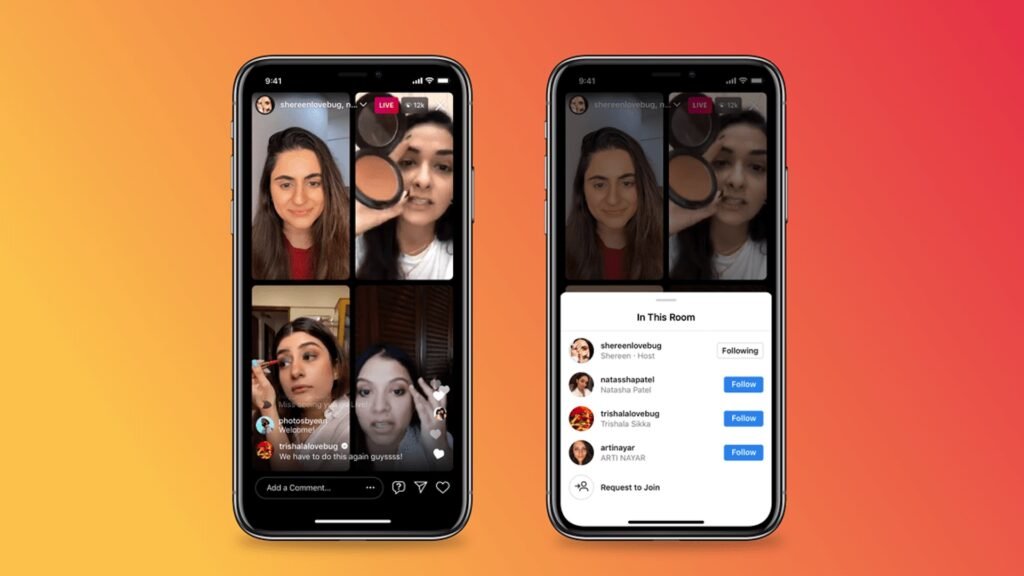 Instagram lanza Live Rooms: lives hasta de 4 personas