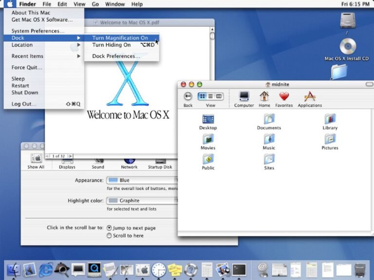 Mac OS X cumple 20 años