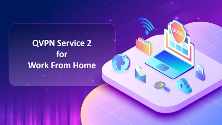 ¿Cómo puede ayudarle la aplicación gratuita QVPN Service si necesita una VPN para teletrabajar?