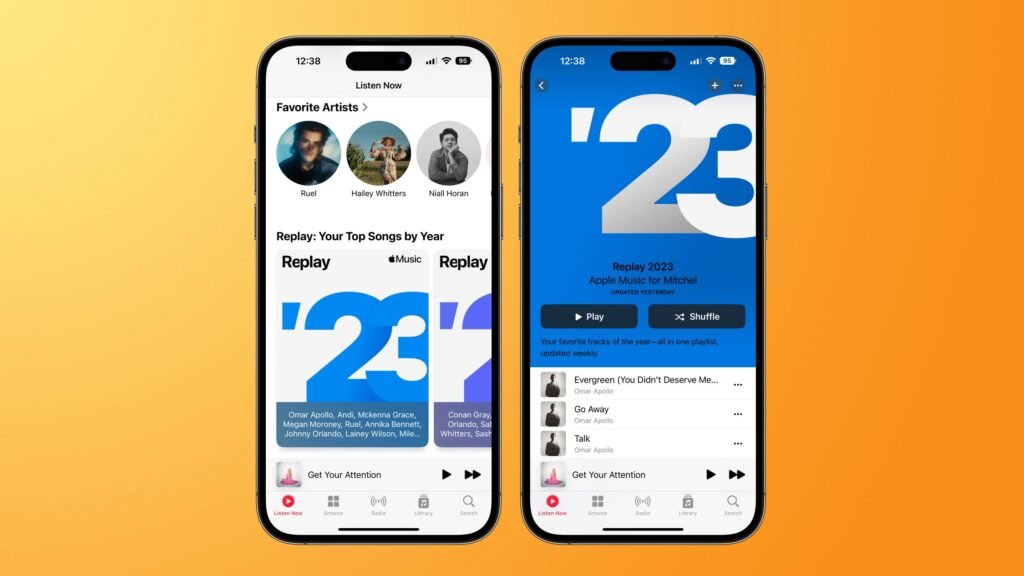 Apple Music lanza su playlist "Replay 2023"