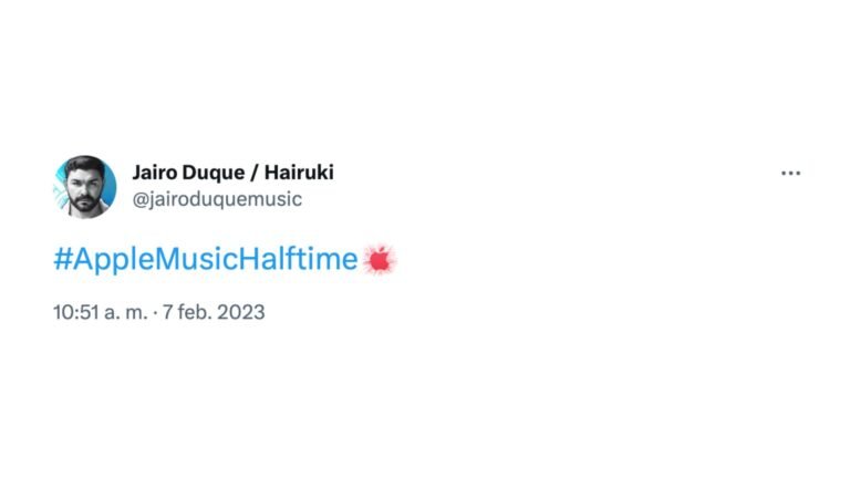 Twitter lanza un nuevo hashflag de #AppleMusic
