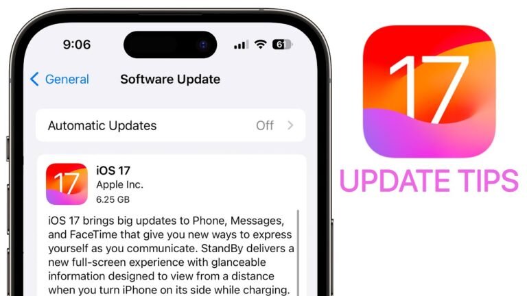 Cómo actualizar a iOS 17