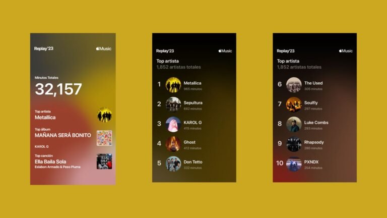 Apple Music Replay 2023 disponible
