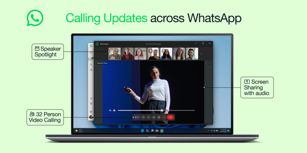 WhatsApp quiere competir contra FaceTime con estas novedades