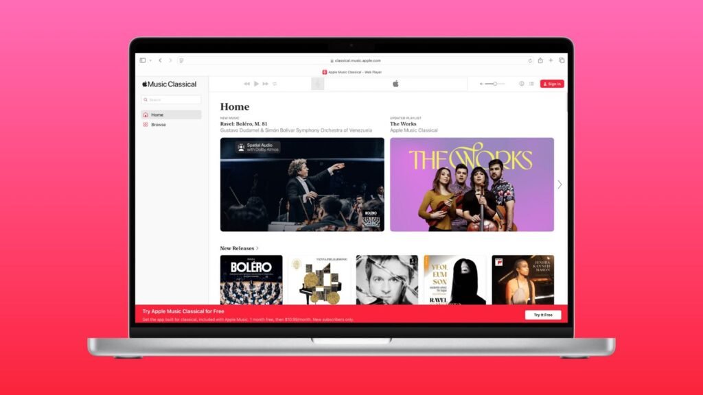 Apple Music Classical se Expande a la Web