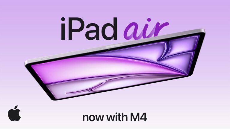 Apple lanza iPad Air con chip M4: mayor potencia y Wi-Fi 7