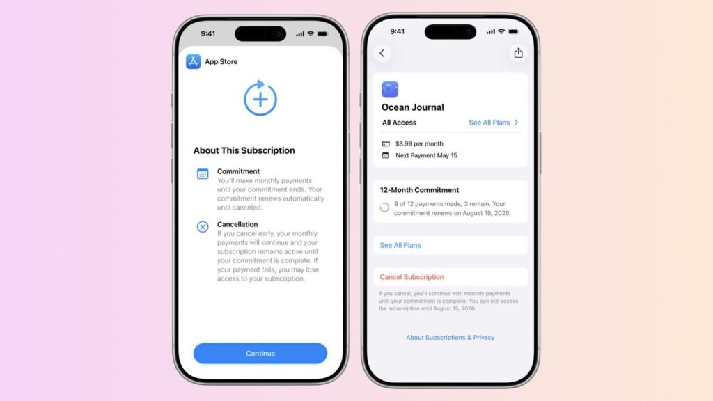 Suscripciones App Store: El nuevo modelo de pago mensual con compromiso anual