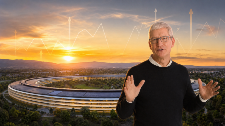 Apple bate récords en su último trimestre, pero el mercado castiga las acciones: así fue el adiós de Tim Cook