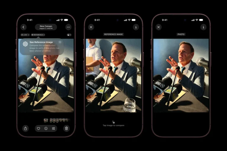 Apple Reference Image cómo el iPhone busca verificar tus fotos