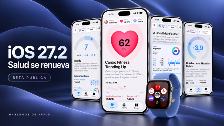 iOS 27.2 estrena beta pública con la nueva app Salud novedades