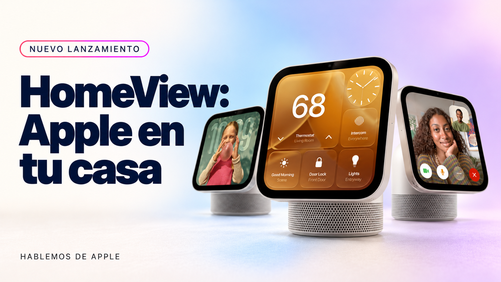 Apple HomeView, la nueva pantalla inteligente para el hogar con Siri AI