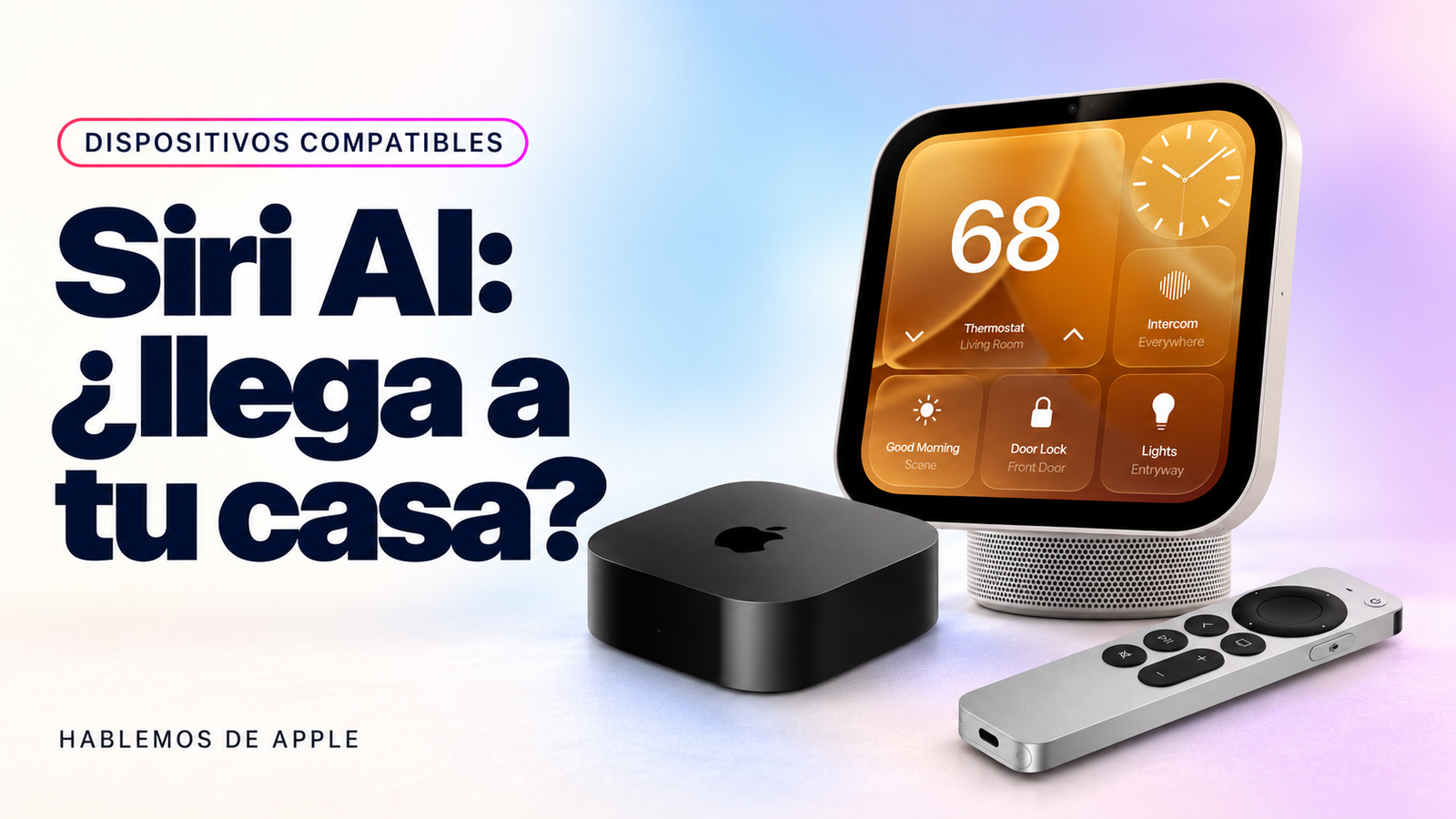 Siri AI en el hogar: HomeView, Apple TV 4K y HomePod mini 2