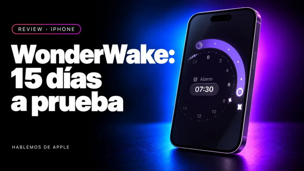 WonderWake, app de alarma con despertar gradual para iPhone